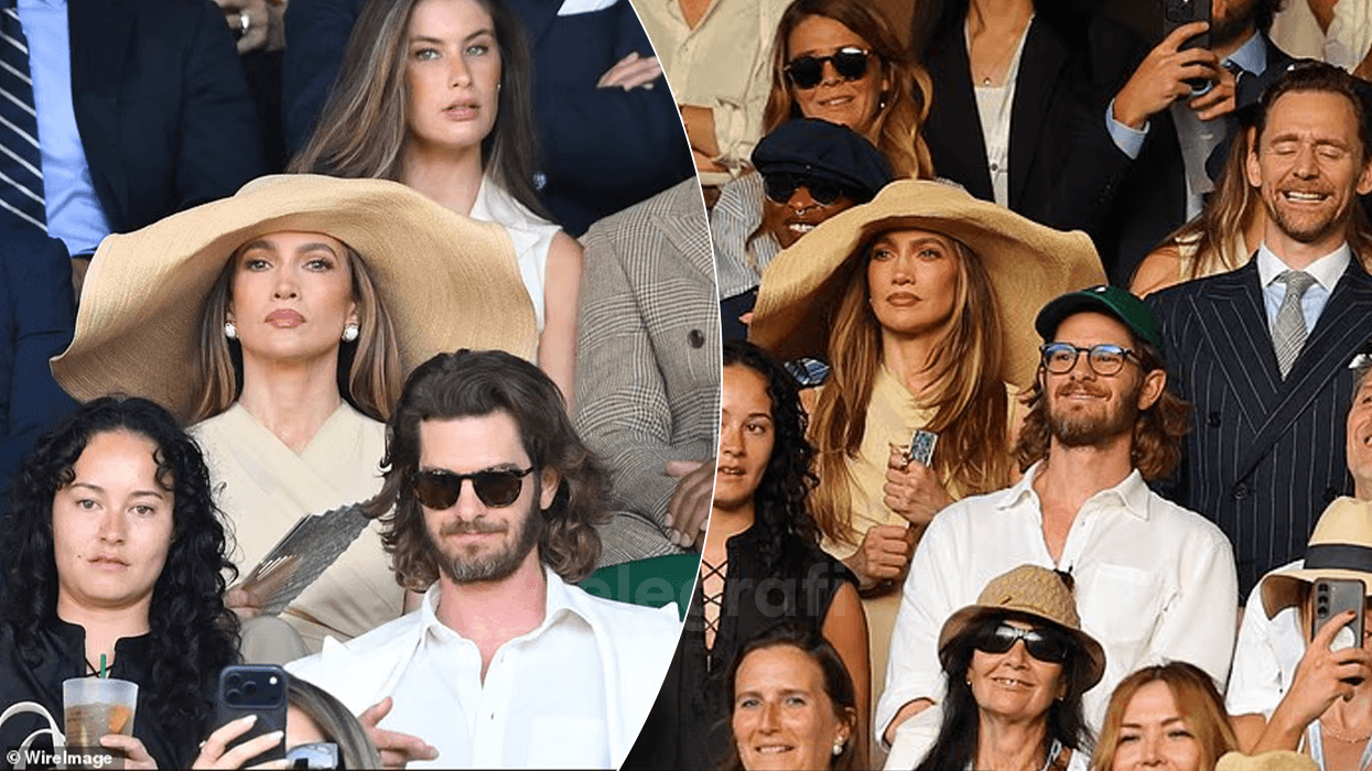 Me një kapelë gjigante, Jennifer Lopez rrëmben vëmendjen në tribunat e Wimbledon Me një kapelë gjigante, Jennifer Lopez rrëmben vëmendjen në tribunat e Wimbledon