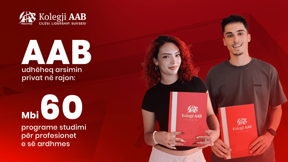 AAB udhëheq arsimin privat në rajon: Mbi 60 programe studimi për profesionet e së ardhmes