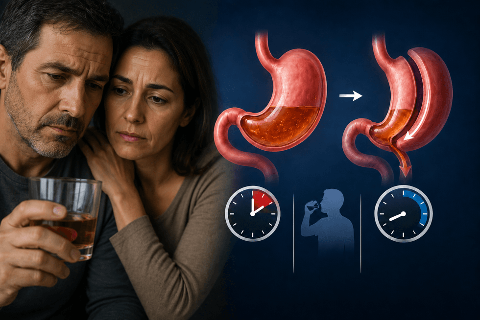 Pas zvogëlimit të stomakut, alkooli ndryshon rregullat: Dehje më e shpejtë, kthjellje shumë më e ngadaltë
