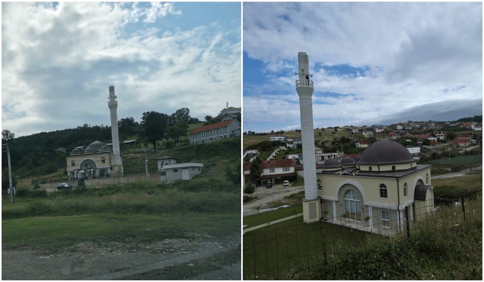 Stuhia e fuqishme rrëzoi minaren e Xhamisë në fshatin Temeqinë të Malishevës