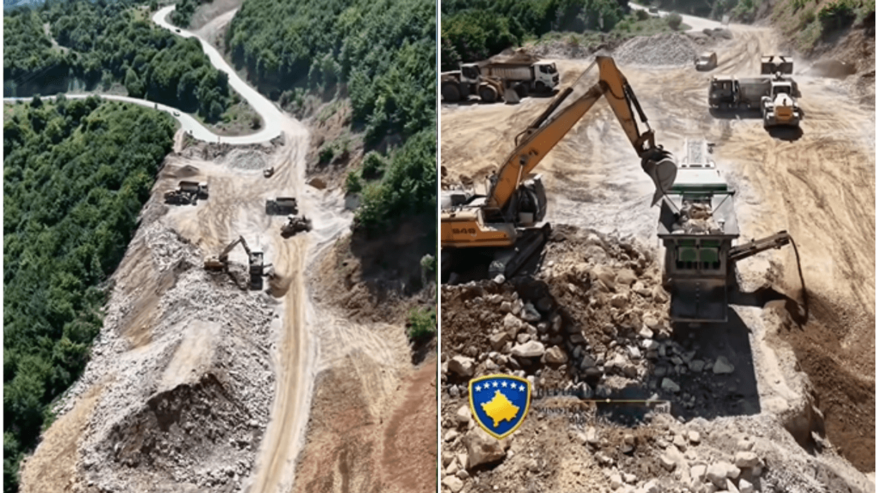 Basha publikon pamje nga punimet në rrugën Prizren–Tetovë Basha publikon pamje nga punimet në rrugën Prizren–Tetovë