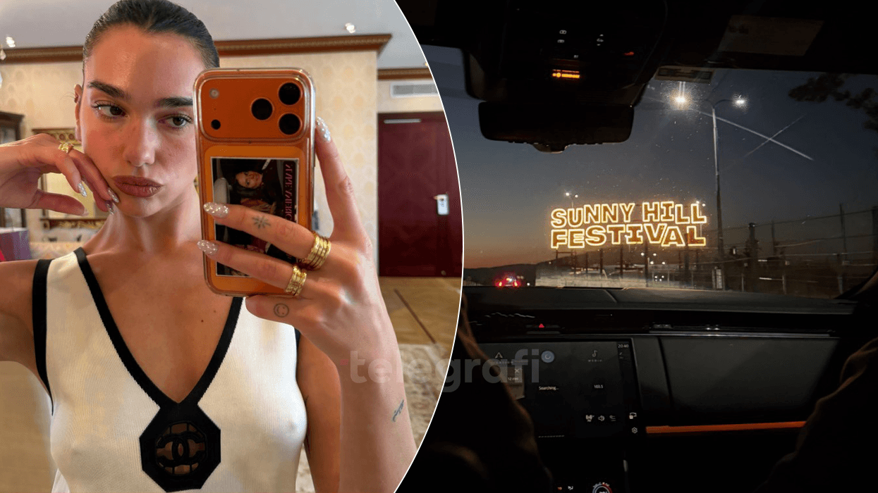 Dua Lipa numëron orët deri në Sunny Hill Festival, këngëtarja viziton hapësirën e festivalit para nisjes