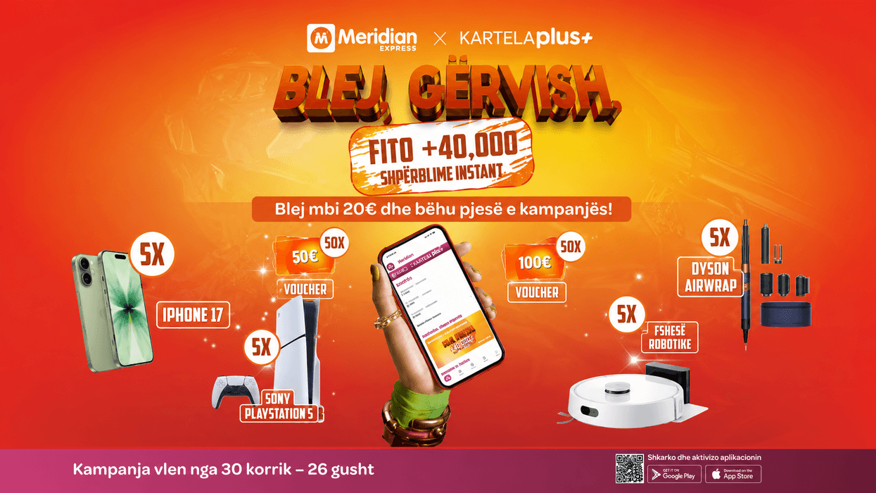 Këtë herë me kartelë gërvishtëse plotësisht digjitale dhe mbi 40 mijë shpërblime instant!