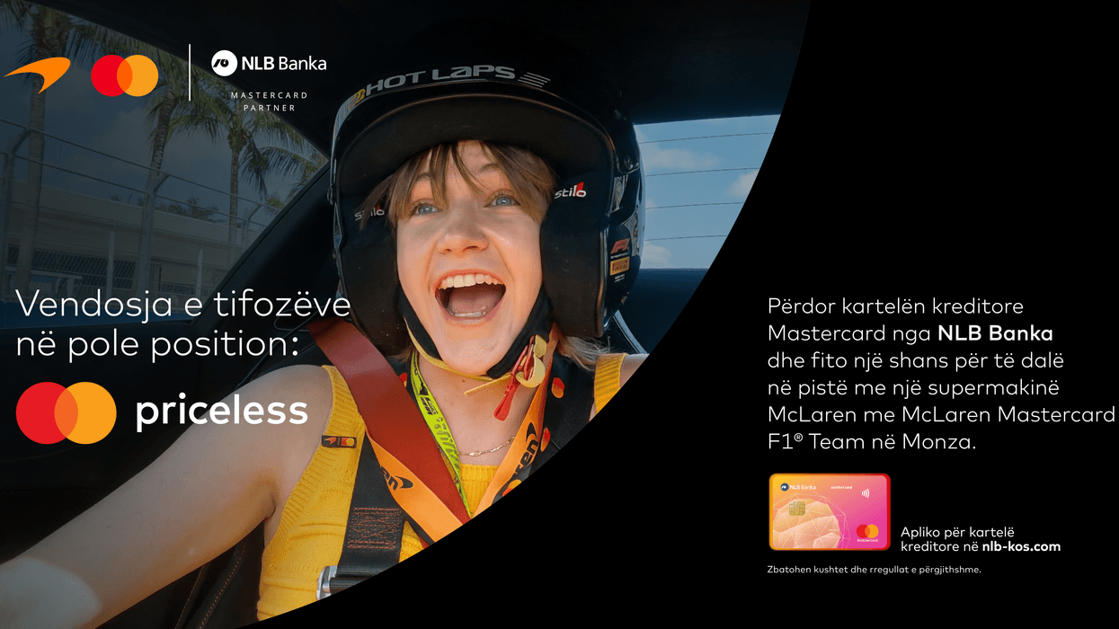 NLB Banka në bashkëpunim me McLaren Mastercard Fomula 1 Team u sjell tifozëve një përvojë të paharrueshme