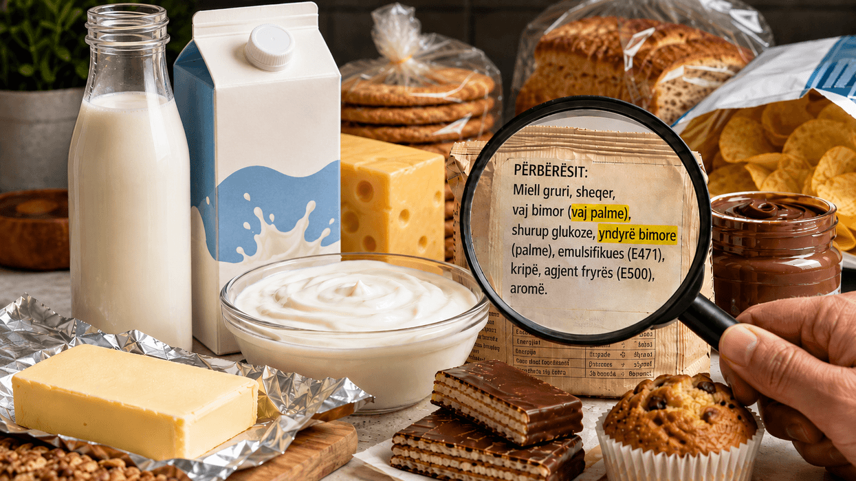 Vaji i palmës në produktet e qumështit dhe ushqimet e përpunuara: Çfarë duhet të dimë për sasinë dhe ndikimin në shëndet?