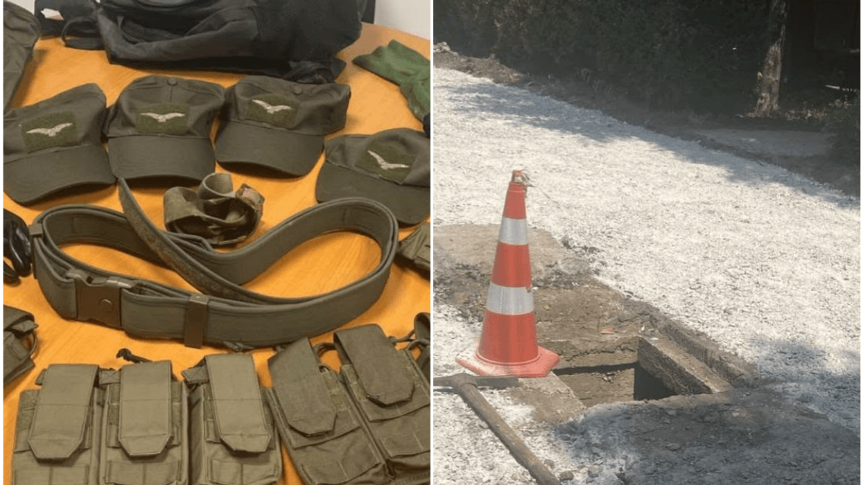 Në një puset në Mitrovicë të Veriut, policia gjen veshje dhe pajisje ushtarake