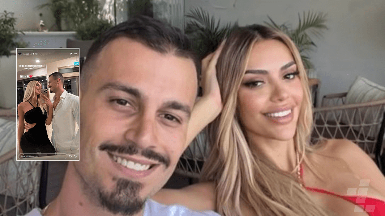 “Shikimi që më vodhi zemrën, pa thënë asnjë fjalë”, Mateo Borri publikon fotografinë romantike me Brikena Selmanin
