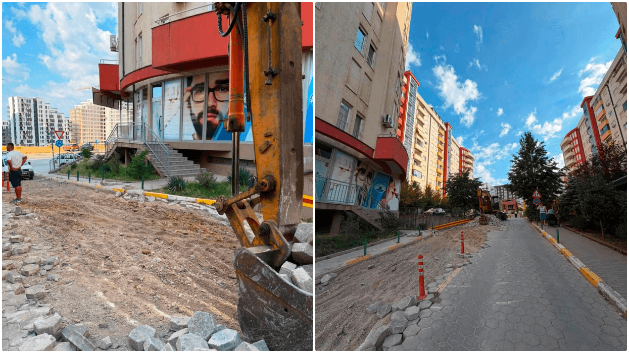 Nis intervenimi në rrugën “Stokholmi” në Prishtinë, banorët: Më në fund, filluan punimet