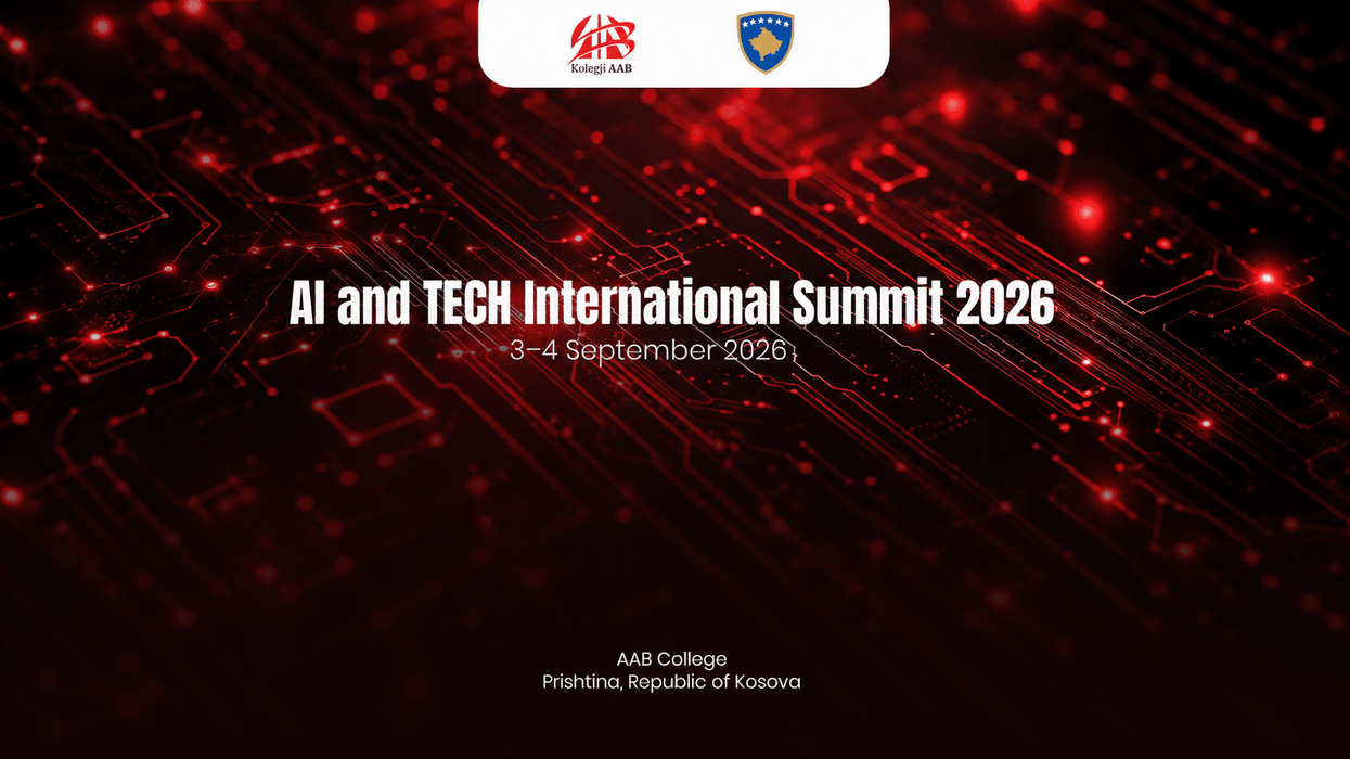 TECH & AI Summit 2026 në AAB – ku idetë globale takohen me teknologjitë e së ardhmes