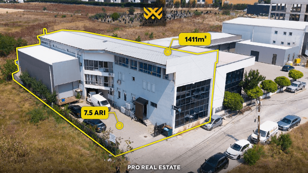 Objekt 1411m² për shitje në Çagllavicë – potencial i lartë për investim afarist #16589