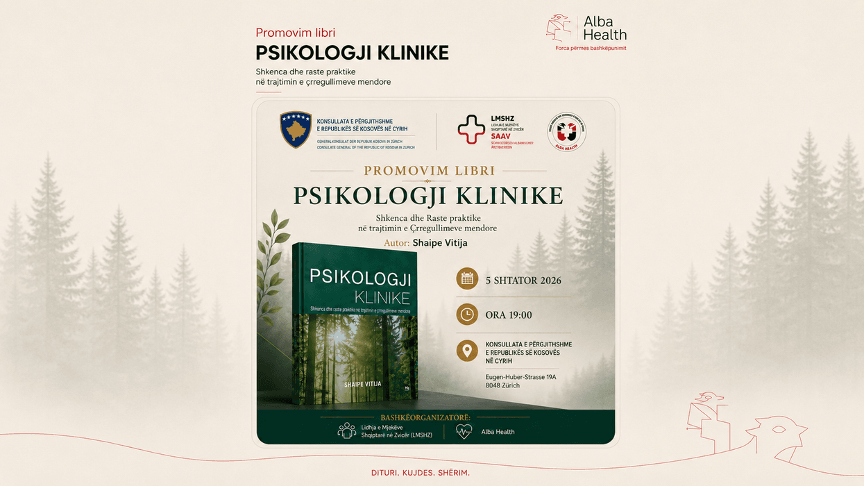 Cyrihu pret promovimin e librit "Psikologji Klinike" të autores Shqipe Vitija Cyrihu pret promovimin e librit