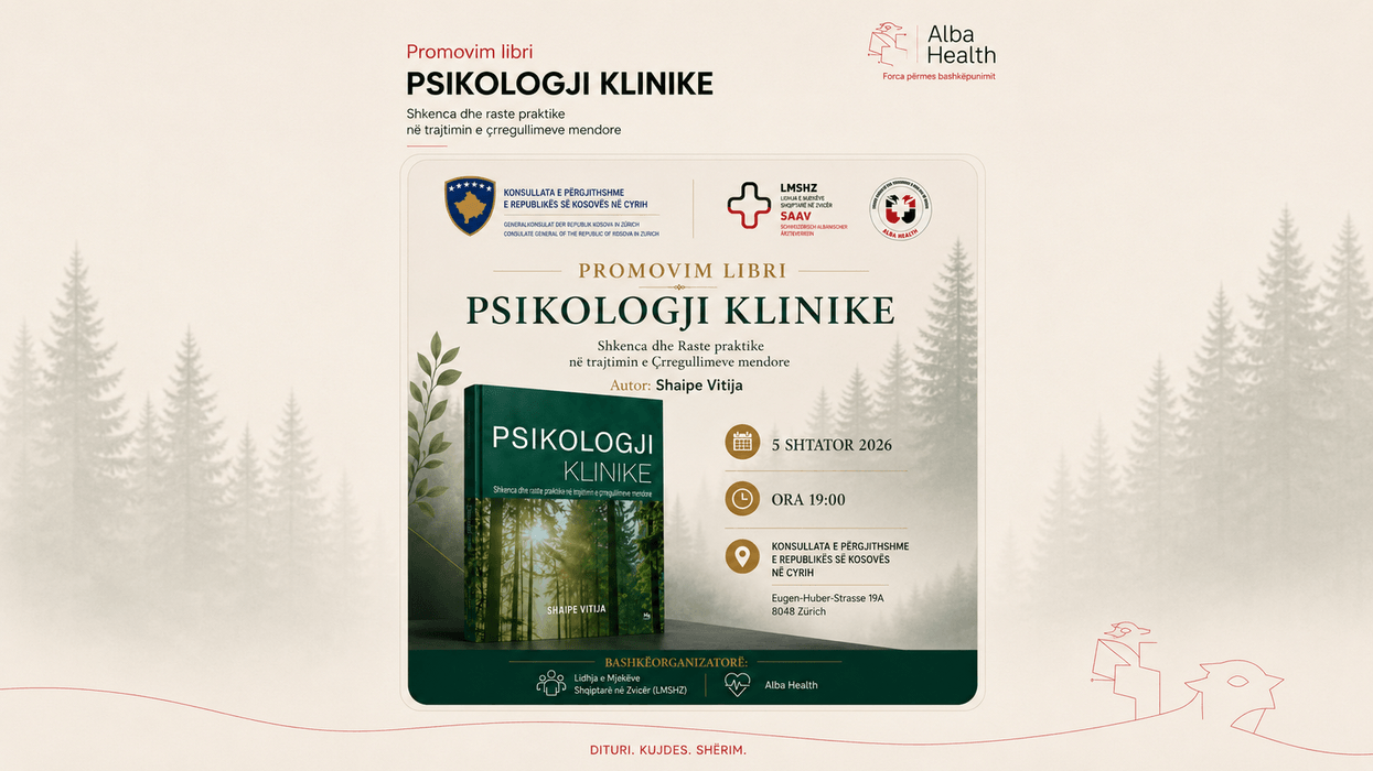 Cyrihu pret promovimin e librit "Psikologji Klinike" të autores Shqipe Vitija