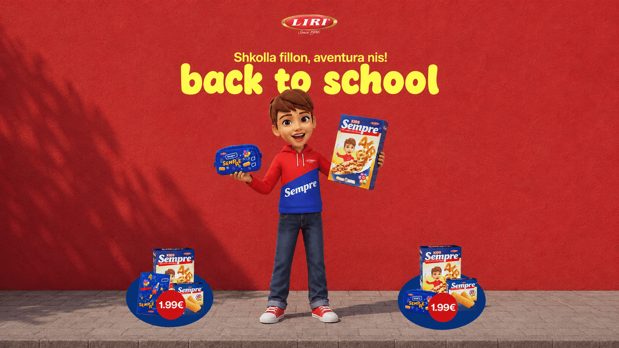 Sempre Kids - shija që e bën pauzën e shkollës pjesën më të mirë të ditës Sempre Kids - shija që e bën pauzën e shkollës pjesën më të mirë të ditës