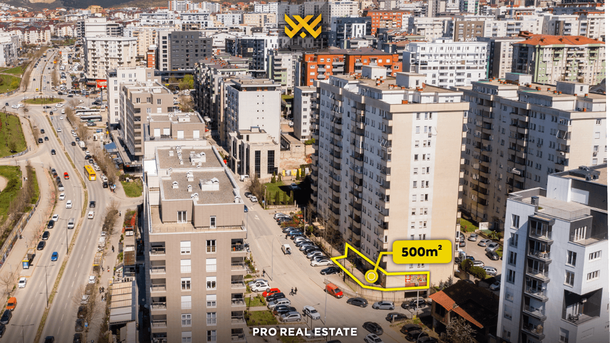Lokal 500m² për shitje në Rrugën B – hapësirë ideale për biznes #11939