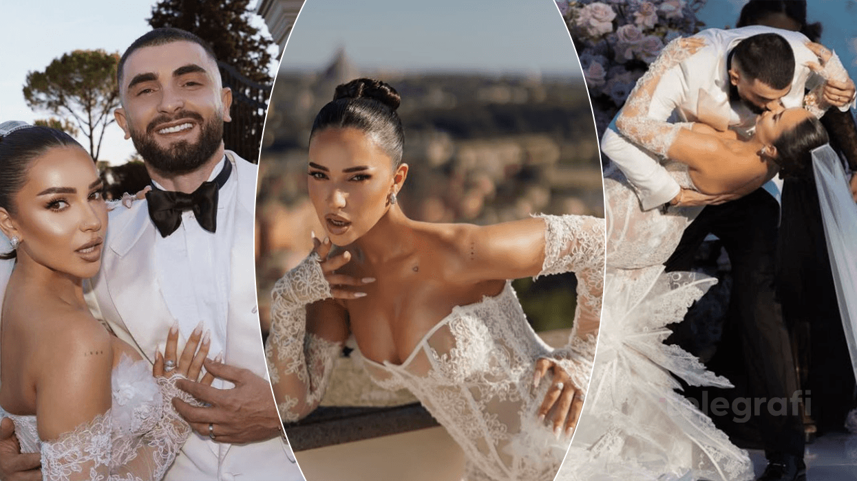 Kida ndan fotografitë e martesës me Ajbin, shfaqet mahnitëse me fustanin e nusërisë