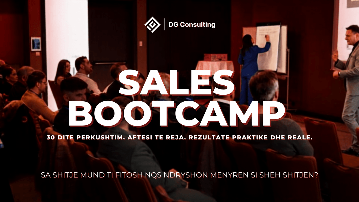 5S e suksesit të shitjes moderne – Regjistrohu në Sales Bootcamp më 26 shtator