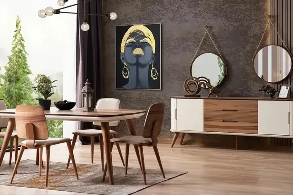 Trapezaria dhe dhoma e ndenjjes në një hapësirë  Ja si t i mobiloni