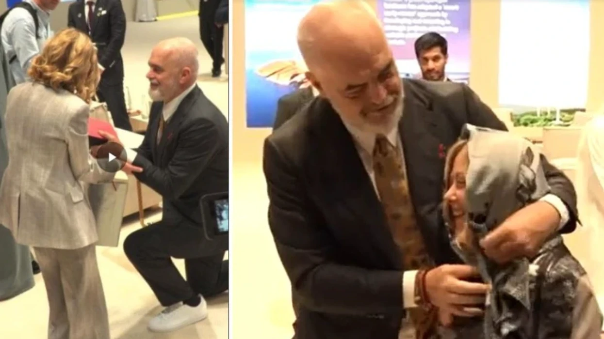 Meloni nxjerr në ankand edhe shallin e Edi Ramës