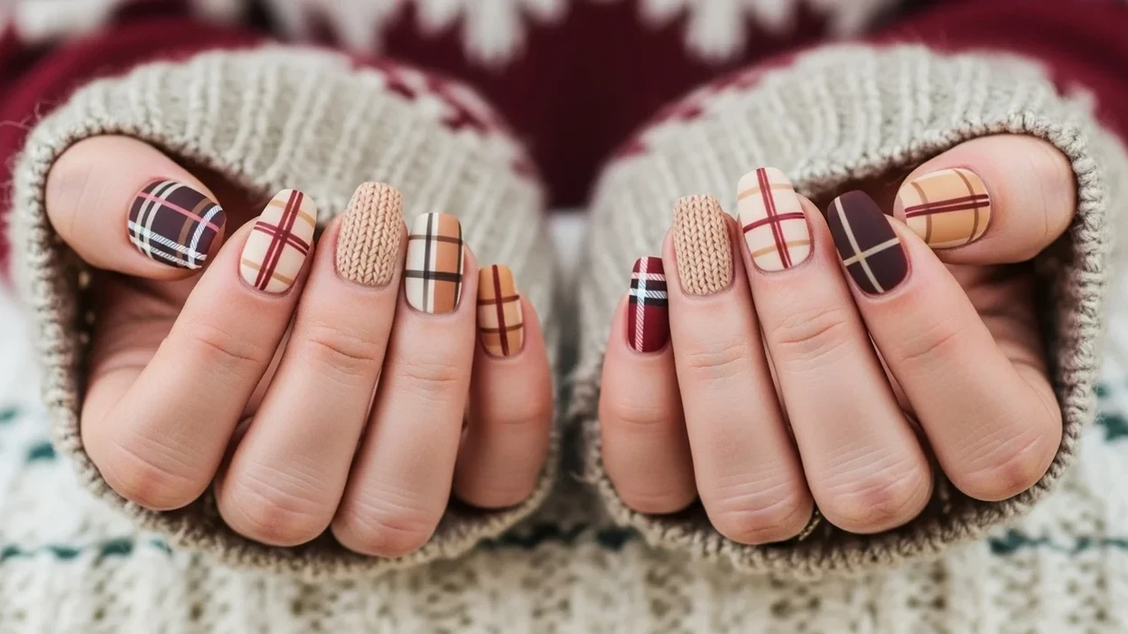 Elegancë grafike për festat: Manikyri që duket perfekt në çdo gjatësi thonjsh