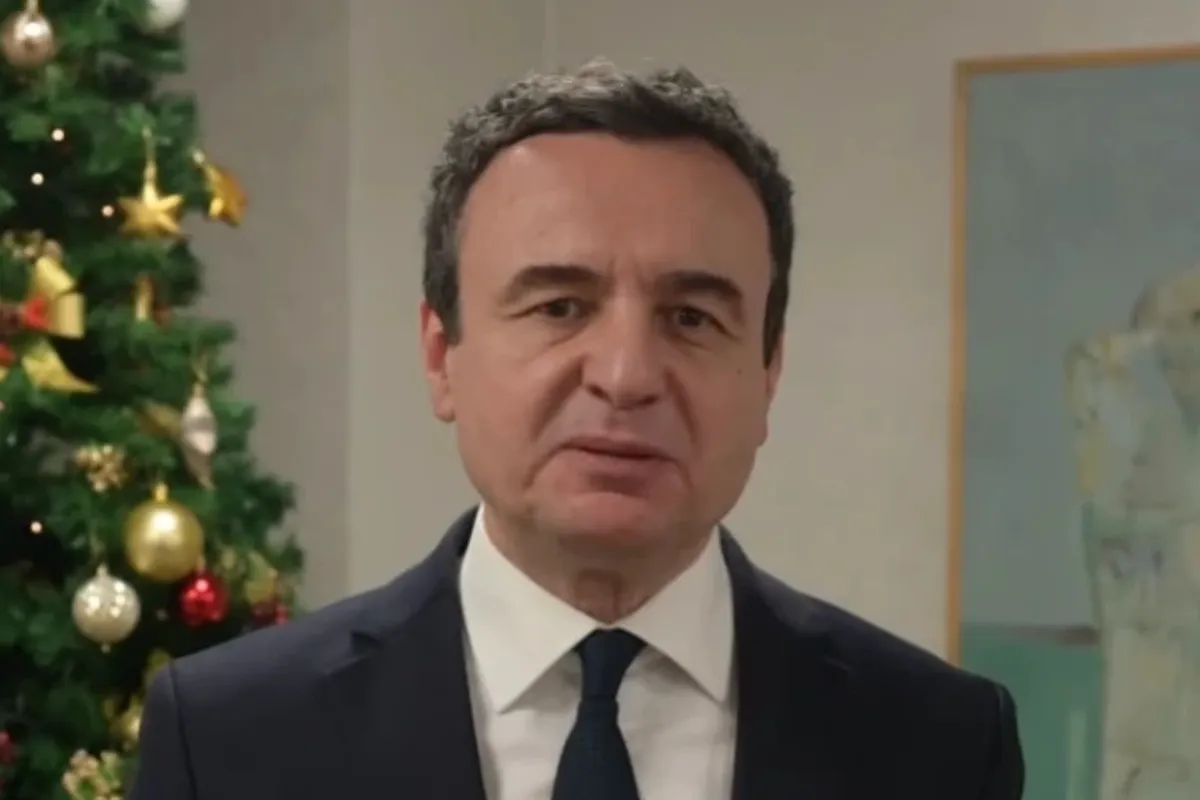 Kurti uron qytetarët për Vitin e Ri 2026 Kurti uron qytetarët për Vitin e Ri 2026