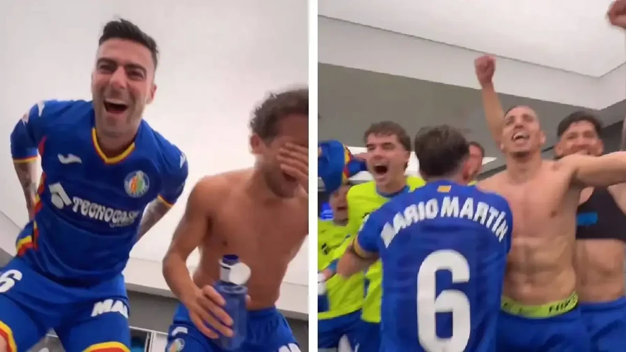 Bëhet virale video e Getafes duke festuar fitoren historike ndaj Real Madridit