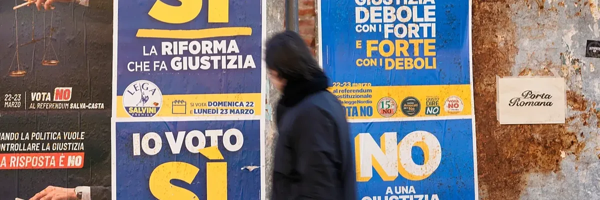 Italia voton për referendumin e drejtësisë me rreziqe të larta, një provë e rëndësishme për qeverinë e Melonit Italia voton për referendumin e drejtësisë me rreziqe të larta, një provë e rëndësishme për qeverinë e Melonit