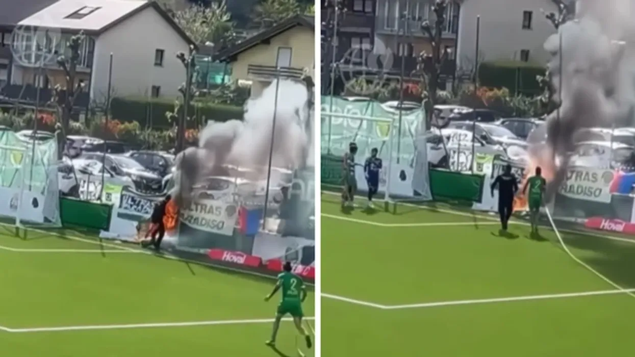 Ish-lojtari i Interit bëhet hero në Zvicër, shuan zjarrin në stadium gjatë ndeshjes Ish-lojtari i Interit bëhet hero në Zvicër, shuan zjarrin në stadium gjatë ndeshjes