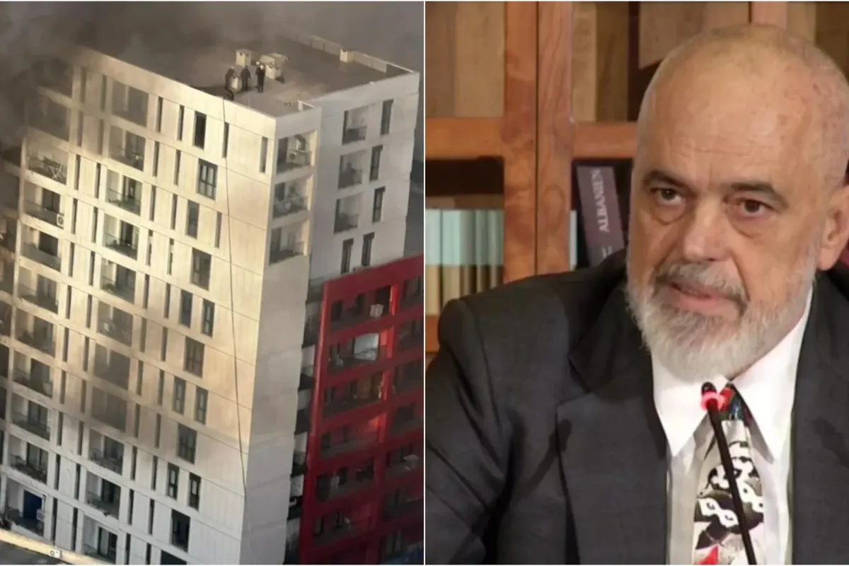 Rama: Pallati që u dogj do të rindërtohet 100% nga vetë ndërtuesi Rama: Pallati që u dogj do të rindërtohet 100% nga vetë ndërtuesi