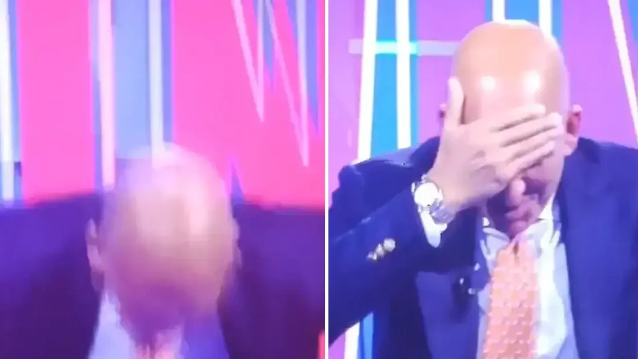 Paolo Di Canio bëhet viral pasi përplas kokën në tavolinë gjatë një debati televiziv, gjakoset pas veprimit