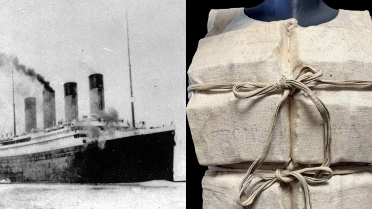 Jeleku i një të mbijetuare të Titanikut del në ankand