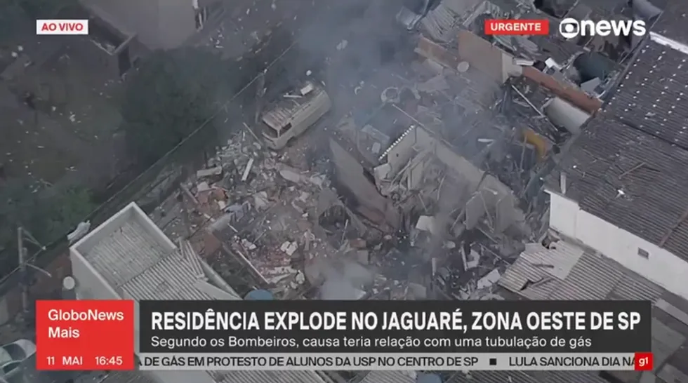 Shpërthimi dëmton shtëpi në Sao Paulo të Brazilit, duke lënduar tre persona