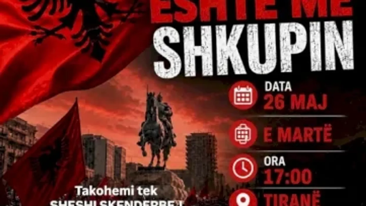 "Shqiptaria është me Shkupin", më 26 maj protestohet edhe në Tiranë, në mbështetje të studentëve shqiptarë në Maqedoninë e Veriut