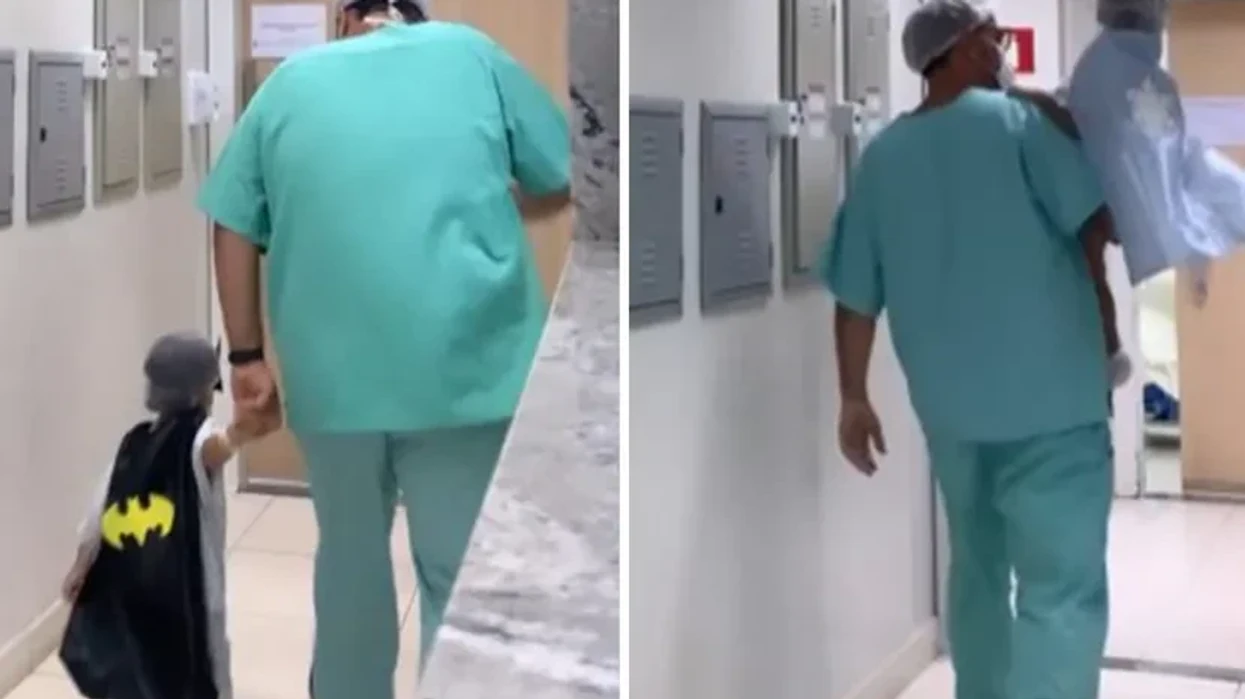 Kirurgu pediatrik mahnit botën - vesh fëmijët si superheronj para operacionit