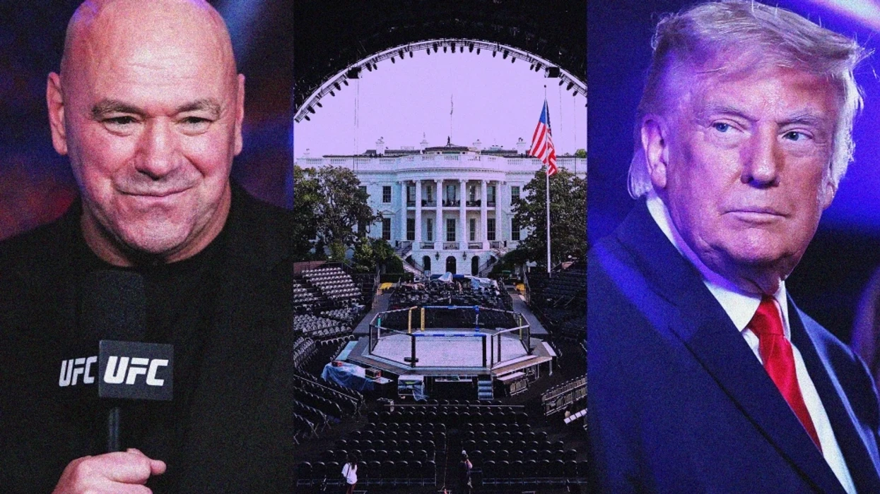 Vendoset kafazi, spektakël i madh MMA sonte në zemër të Shtëpisë së Bardhë - pamje nga arena