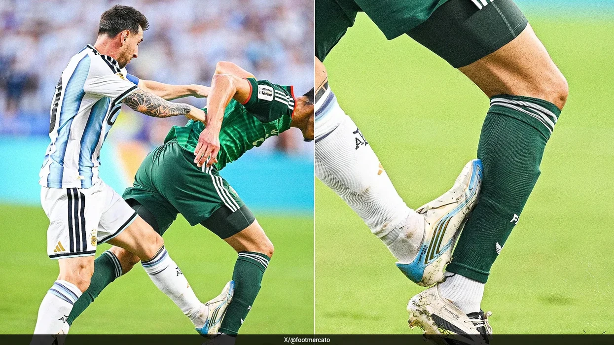 A duhej të ishte ndëshkuar Lionel Messi me karton të kuq? Tifozët aludojnë se FIFA po e ndihmon yllin argjentinas