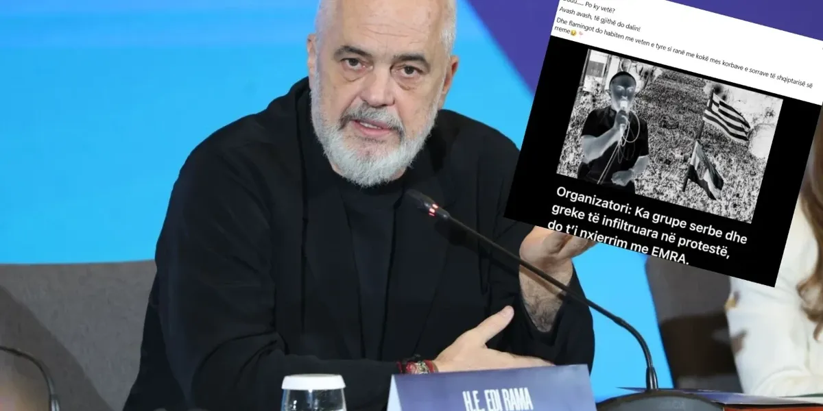 “Grupe me grekë e serbë të infiltruar në protestë”, Rama reagon sërish për protestën në Tiranë “Grupe me grekë e serbë të infiltruar në protestë”, Rama reagon sërish për protestën në Tiranë