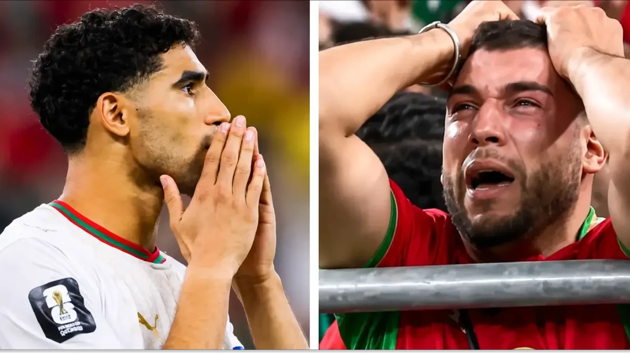 Bëhet viral reagimi emocional i një tifozi maroken pas penalltisë së humbur nga Hakimi kundër Holandës