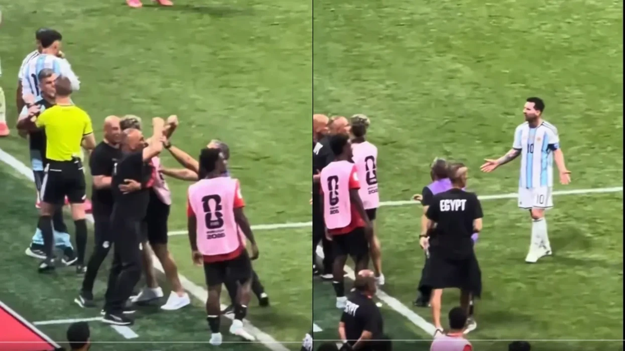 Një moment që nuk u pa në ndeshjen Argjentinë – Egjipt: Messi u afrua të qetësonte trajnerin, por mori një reagim të ashpër