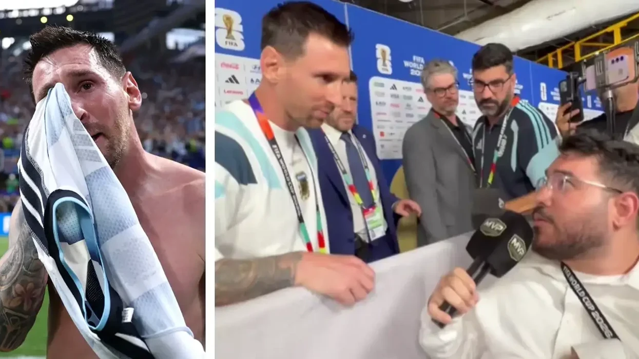Moment prekës: Messi ndalet për intervistë te gazetari në karrocë me rrota, duke ndarë reflektime të sinqerta