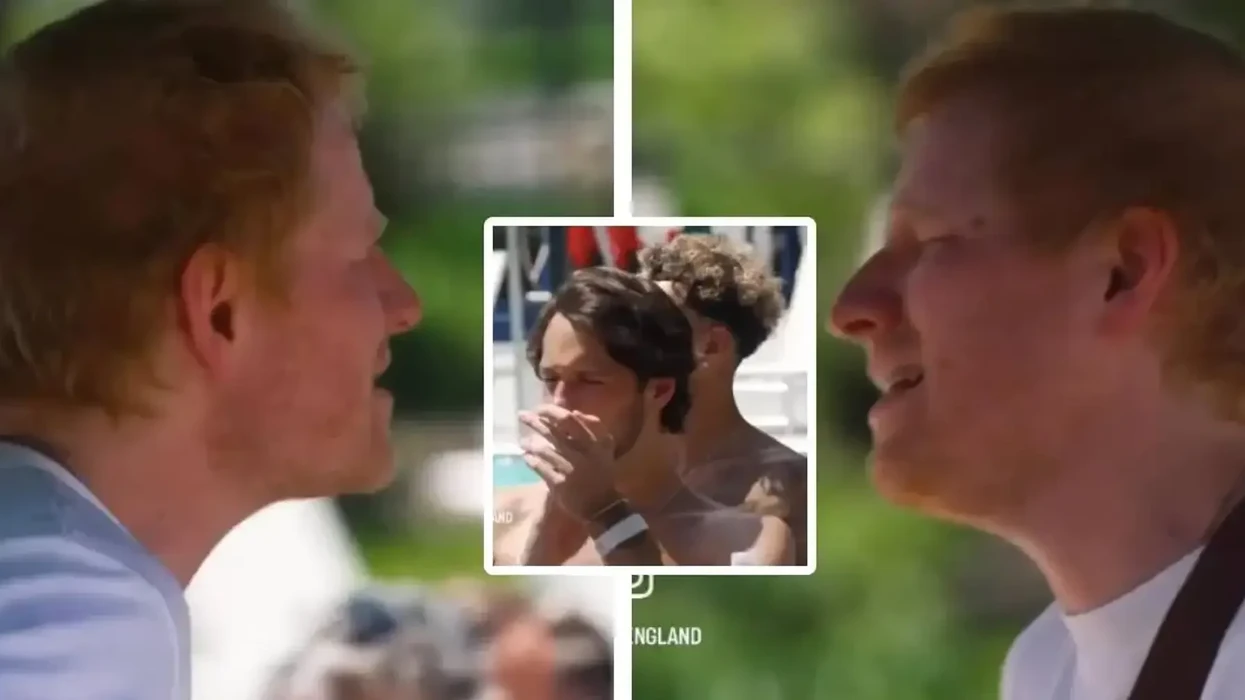 Ed Sheeran performon për lojtarët e Anglisë në Kupën e Botës, ata nuk dukeshin të interesuar