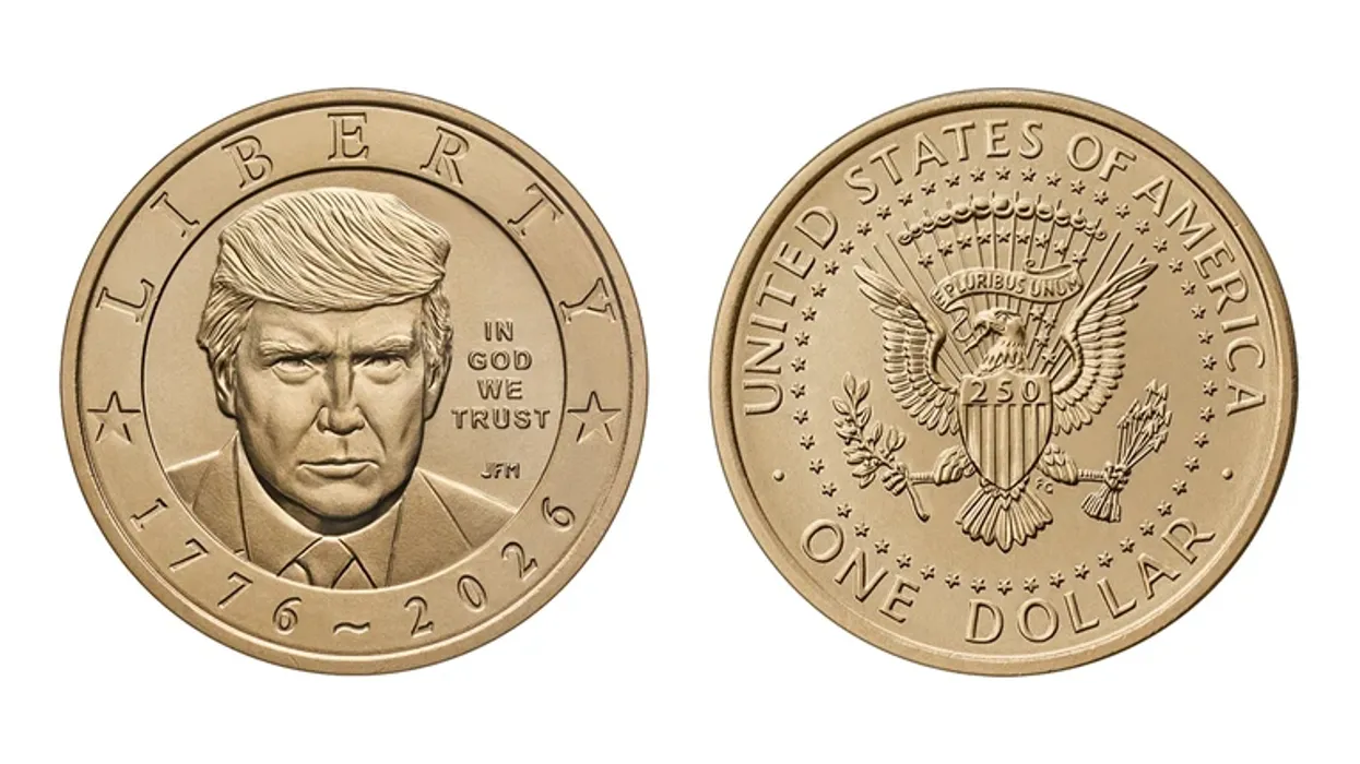 Portreti i Trumpit në monedhën amerikane Portreti i Trumpit në monedhën amerikane