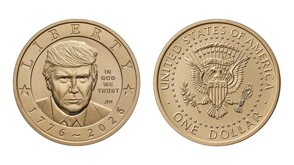 Portreti i Trumpit në monedhën amerikane