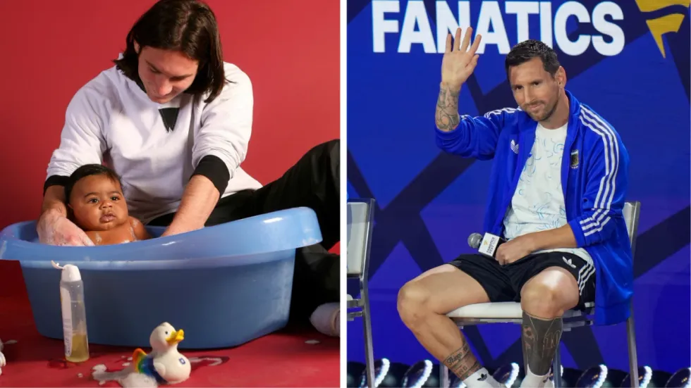 Lionel Messi reagon ndaj fotos virale të vitit 2007 me Lamine Yamalin para finales së Kupës së Botës