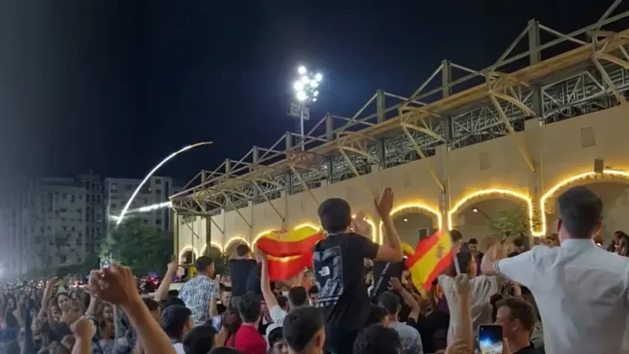 Palestinezët festojnë fitoren e Spanjës në Botëror: Na ka qëndruar pranë Palestinezët festojnë fitoren e Spanjës në Botëror: Na ka qëndruar pranë