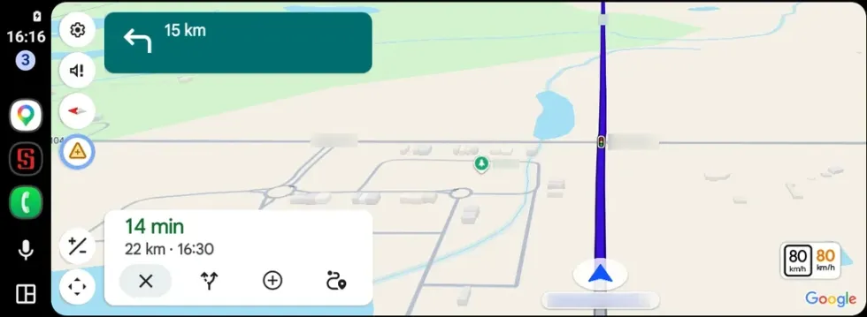 Android Auto më në fund fillon të lansojë një shpejtësimatës në Google Maps