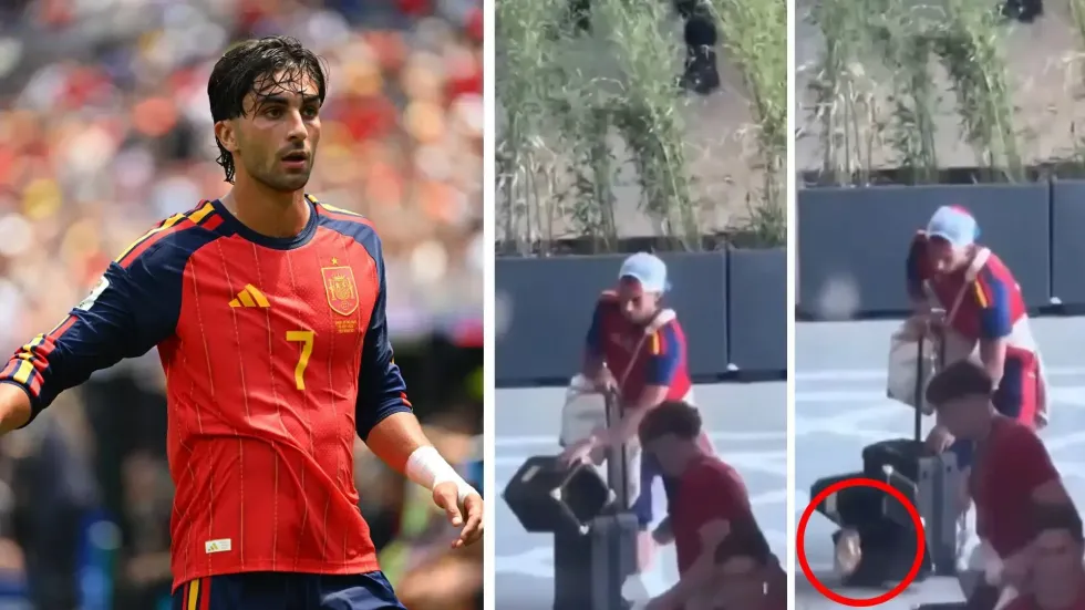 Një video virale çmend tifozët, Ferran Torres duket se e theu trofeun e Kupës së Botës