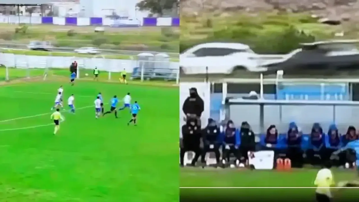 E pabesueshme: Një top futbolli shkakton aksident trafiku