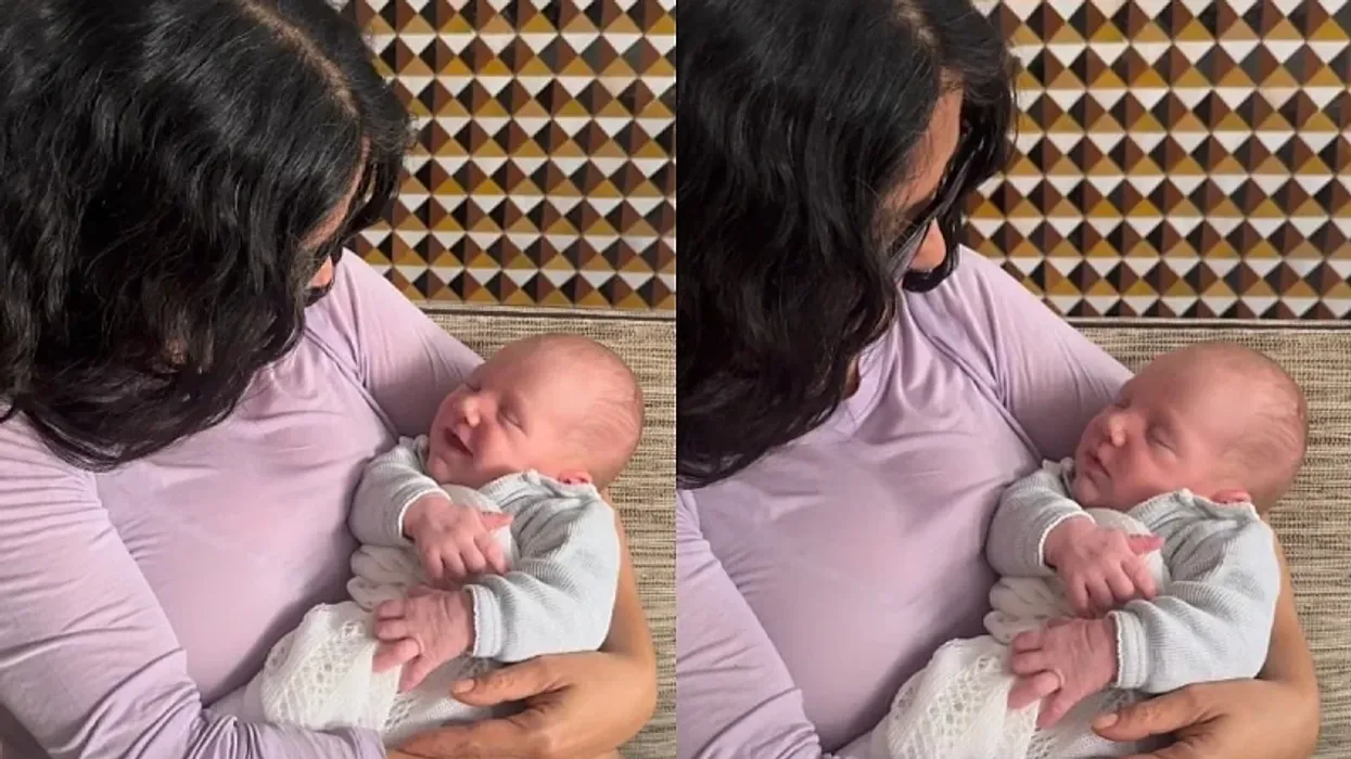 Salma Hayek tregoi se i pëlqen roli i një gjysheje: Ajo e mbajti nipin e saj në krahë ndërsa ai i buzëqeshi në gjumë Salma Hayek tregoi se i pëlqen roli i një gjysheje: Ajo e mbajti nipin e saj në krahë ndërsa ai i buzëqeshi në gjumë