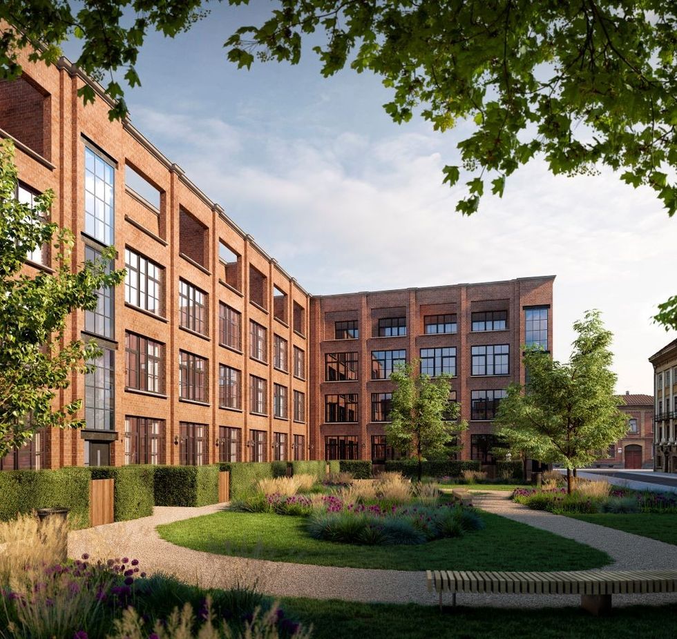 Industrial visual Full Abstract 76 X REF 043 graphite black matt LR