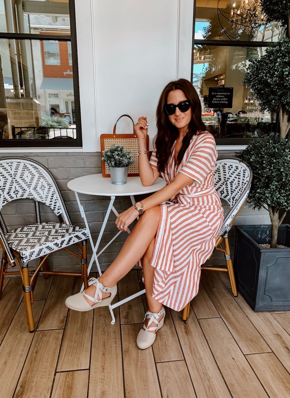 instagram roundup august red stripe midi dress cathedrals and cafes blog